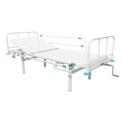 Кровать медицинская функциональная с головным подъемом МЕГИ МСК-1105 с винтовой механической регулировкой