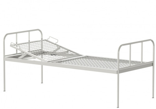 Кровать медицинская функциональная с головным подъемом МЕГИ МСК-125 со ступенчатой регулировкой