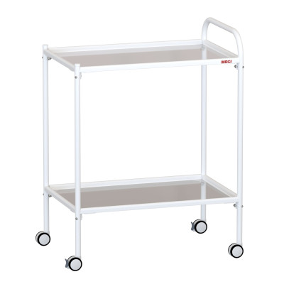 Столик процедурный с двумя полками МЕГИ МСК-501-01