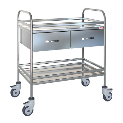 Столик манипуляционный из нержавеющей стали МЕГИ 4Hospitals МСК-5549-02