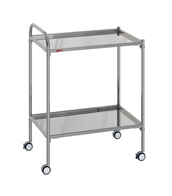 Столик процедурный с двумя полками МЕГИ 4Hospitals МСК-5501