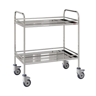 Столик процедурный с двумя полками МЕГИ 4Hospitals МСК-5504