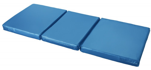 Матрац трехсекционный с чехлом из клеенки ПВХ МЕГИ МСК-723