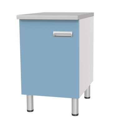 Стол лабораторный однотумбовый с дверкой МЕГИ ForLab СЛ-02-101 (СЛ-02-МСК)