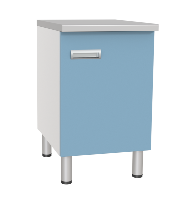 Стол лабораторный однотумбовый с дверкой МЕГИ ForLab СЛ-01-106 (СЛ-01-МСК)