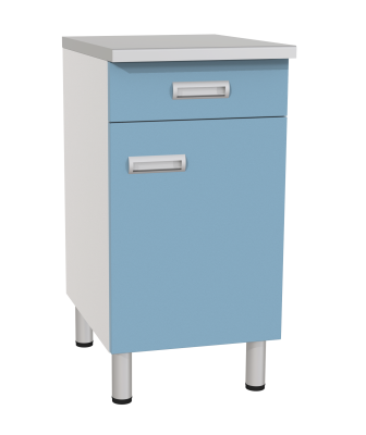 Стол лабораторный однотумбовый с дверкой, полкой и ящиком МЕГИ ForLab СЛ-01-206 (СЛ-01-МСК)