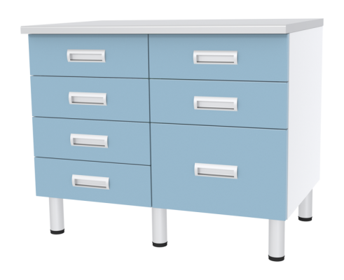 Стол лабораторный двухтумбовый с ящиками МЕГИ ForLab СЛ-03-109 (СЛ-03-МСК)