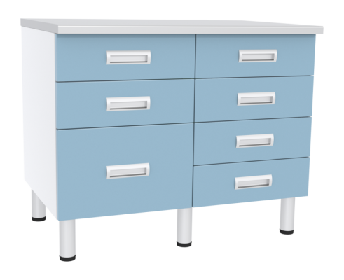 Стол лабораторный двухтумбовый с ящиками МЕГИ ForLab СЛ-03-116 (СЛ-03-МСК)