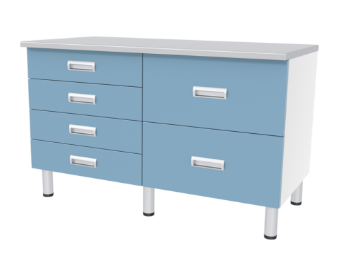 Стол лабораторный двухтумбовый с ящиками МЕГИ ForLab СЛ-04-115 (СЛ-04-МСК)