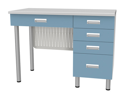 Стол лабораторный с тумбой и ящиками МЕГИ ForLab СЛ-04-210 (СЛ-04-МСК)