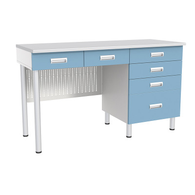 Стол лабораторный с тумбой, дверкой, полкой и ящиком МЕГИ ForLab СЛ-05-209 (СЛ-05-МСК)