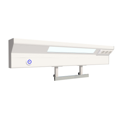 Консоль медицинская палатная 3 розетки, светильник, рельс,длина 1100мм МСК-350.0008.110.1.11.00.1040.1ААА