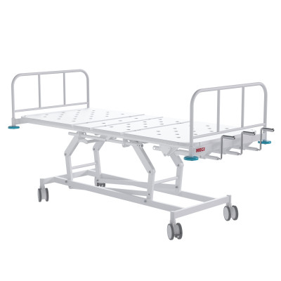 Кровать медицинская функциональная 4-секционная MEGI Spin 1 с винтовым механизмом, металлическими спинками и ложем
