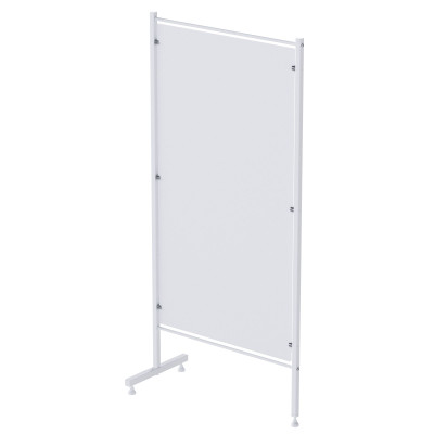 Ширма медицинская МЕГИ 4Hospitals МСК-303П-01 односекционная с экранами из пластика без колес