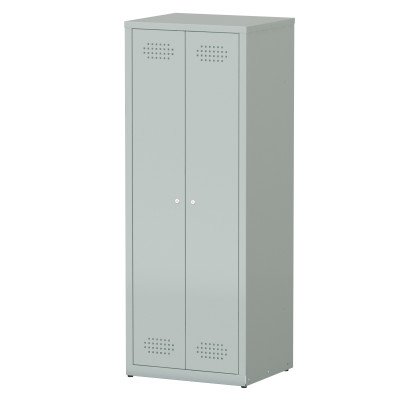 Шкаф для одежды металлический двустворчатый