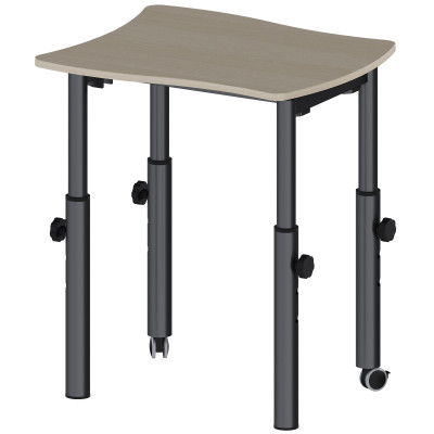 Стол одноместный с возможностью объединения для групповых занятий №3-5 волна