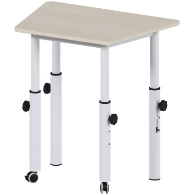 Стол одноместный с возможностью объединения для групповых занятий №5-7 трапеция