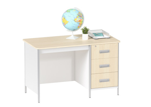 Стол письменный для учителя с встроенной тумбой МДА-301.14.02