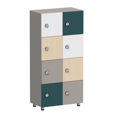 Шкаф многосекционный для хранения личных вещей